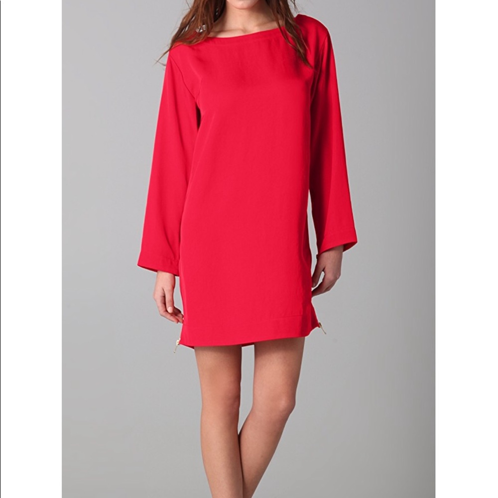 Marc by Marc Jacobs red dress size sm Clark twill